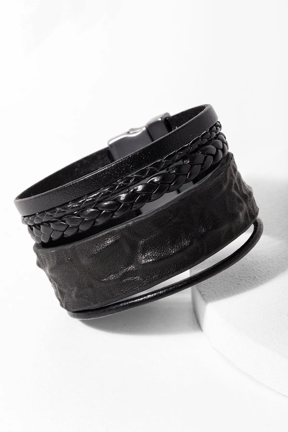 Shyama Genuine Leather Bracelet for Women - Handmade Adjustable Wrap Bracelet - Boho Chic Jewelry Gift for Everyday Wear & Special Occasions