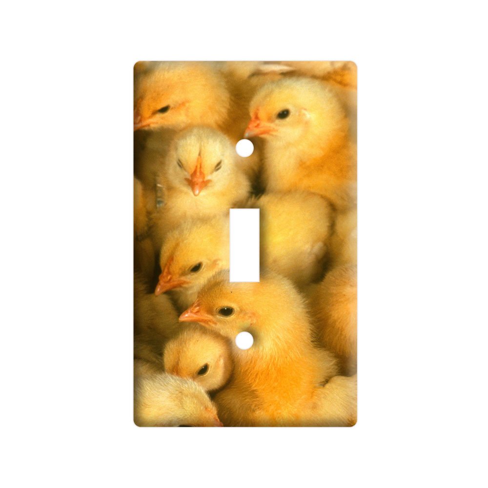 Plastic Baby Chick Wall Switch Cover - Home Nursery Decor