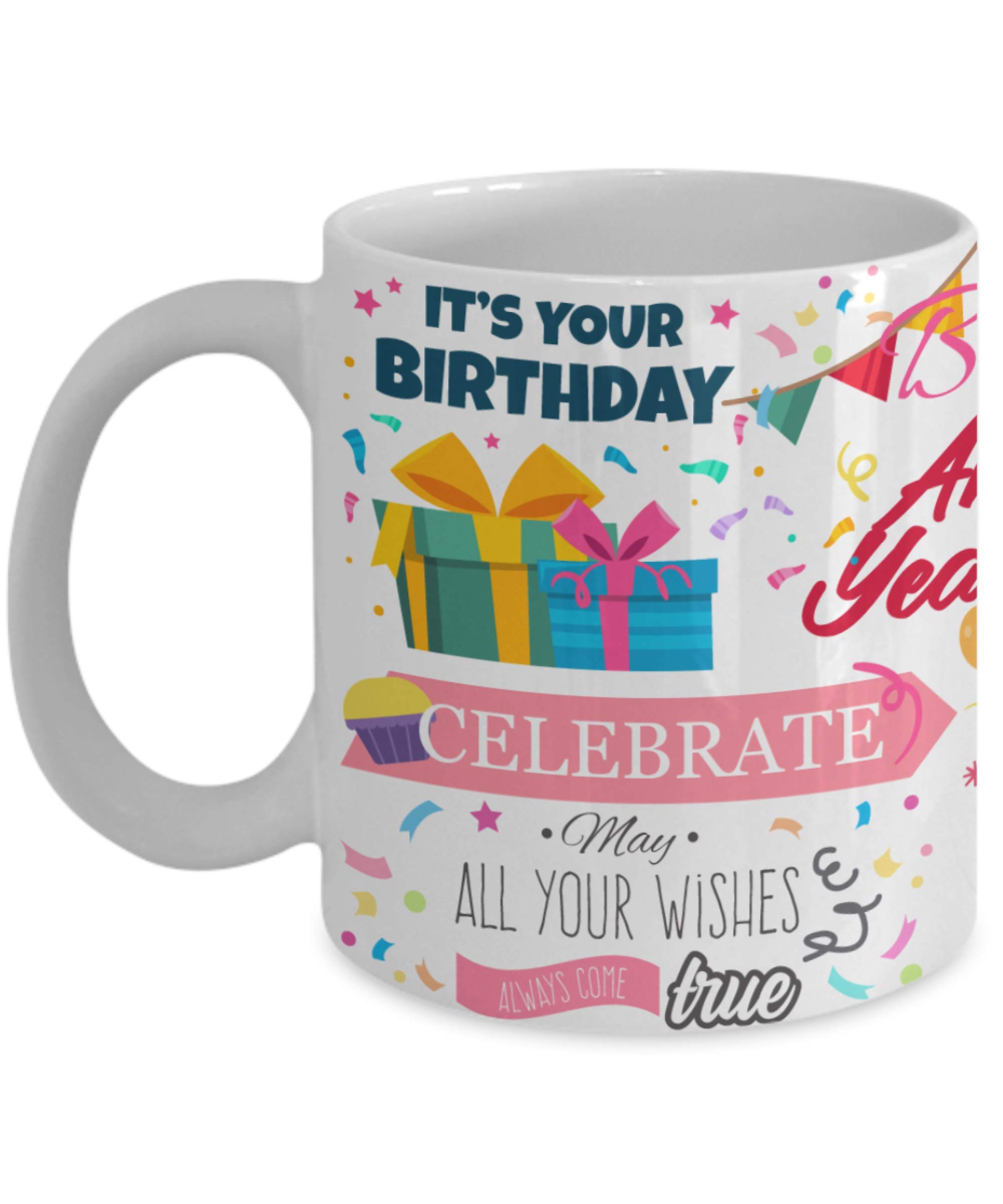Red Horse Designs 11 oz Birthday Mug - Perfect for Coffee, Tea & Celebrations - Unique Gift for Birthdays & Special Occasions