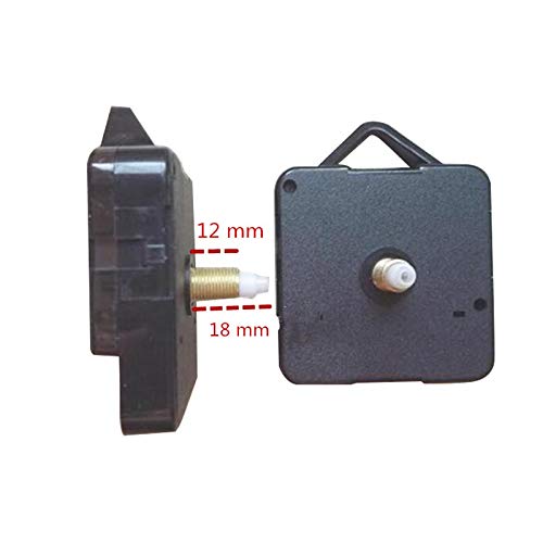 DIY Clock Movement Mechanism Kit - Quartz Clock Parts & Accessories for Wall Clocks, Watch Repair & Replacement with Wavy Hands - Perfect for Home Decor, Craft Projects & Clock Restoration