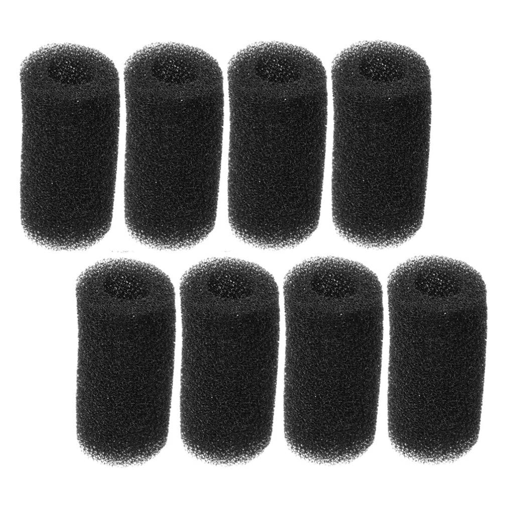 YARNOW 8-Piece Stainless Steel Aquarium Filter Sponge Pad Set - Bio Sponge Filter Media for Fish Tank, Pond & Aquarium Water Filtration - Perfect for Freshwater & Saltwater Tanks