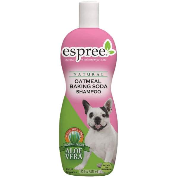 Espree Oatmeal Baking Soda Shampoo for Dogs - 20oz Natural Pet Shampoo for Itchy Skin & Odor Control - Gentle Cleansing for All Dog Breeds - Perfect for Bath Time & Grooming Sessions
