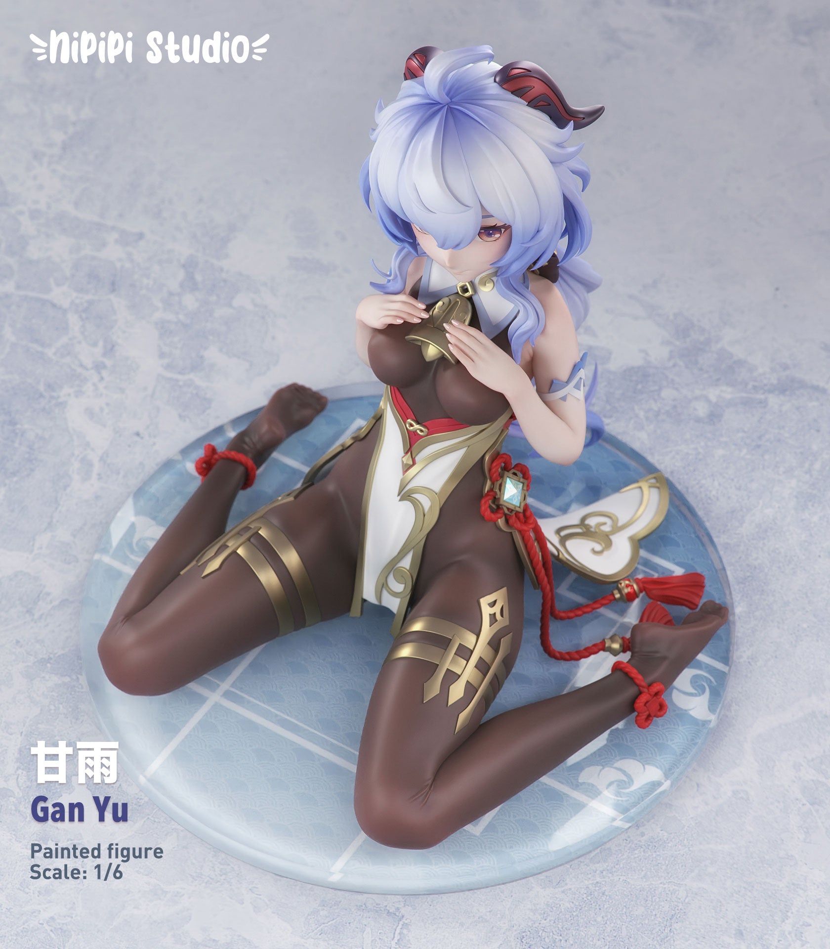 Genshin Impact Ganyu Cosplay Costume - Official NiPiPi Studio Replica Outfit for Anime Conventions & Halloween