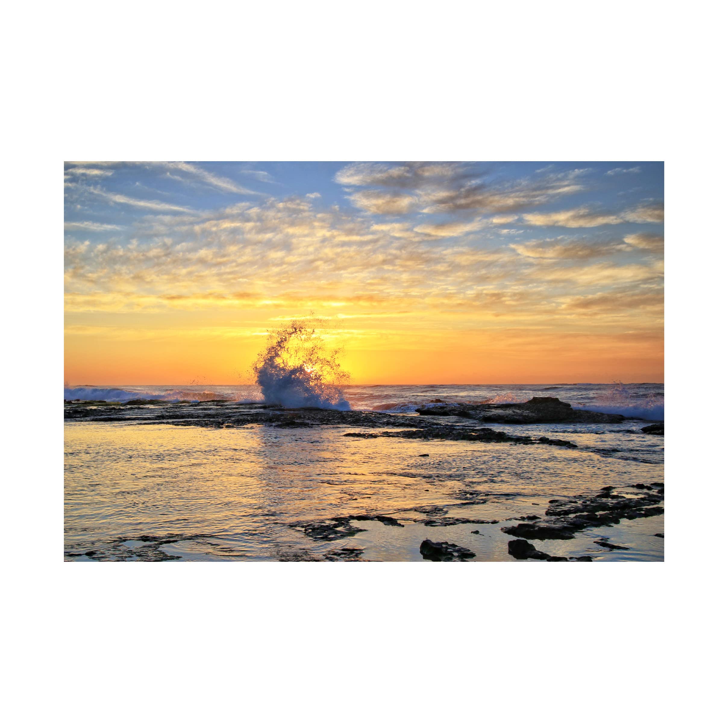 Trademark Fine Art 'Waking Up With The Sun' Canvas Wall Art Print by Beata Czyzowska Young - Modern Home Decor for Living Room, Bedroom & Office