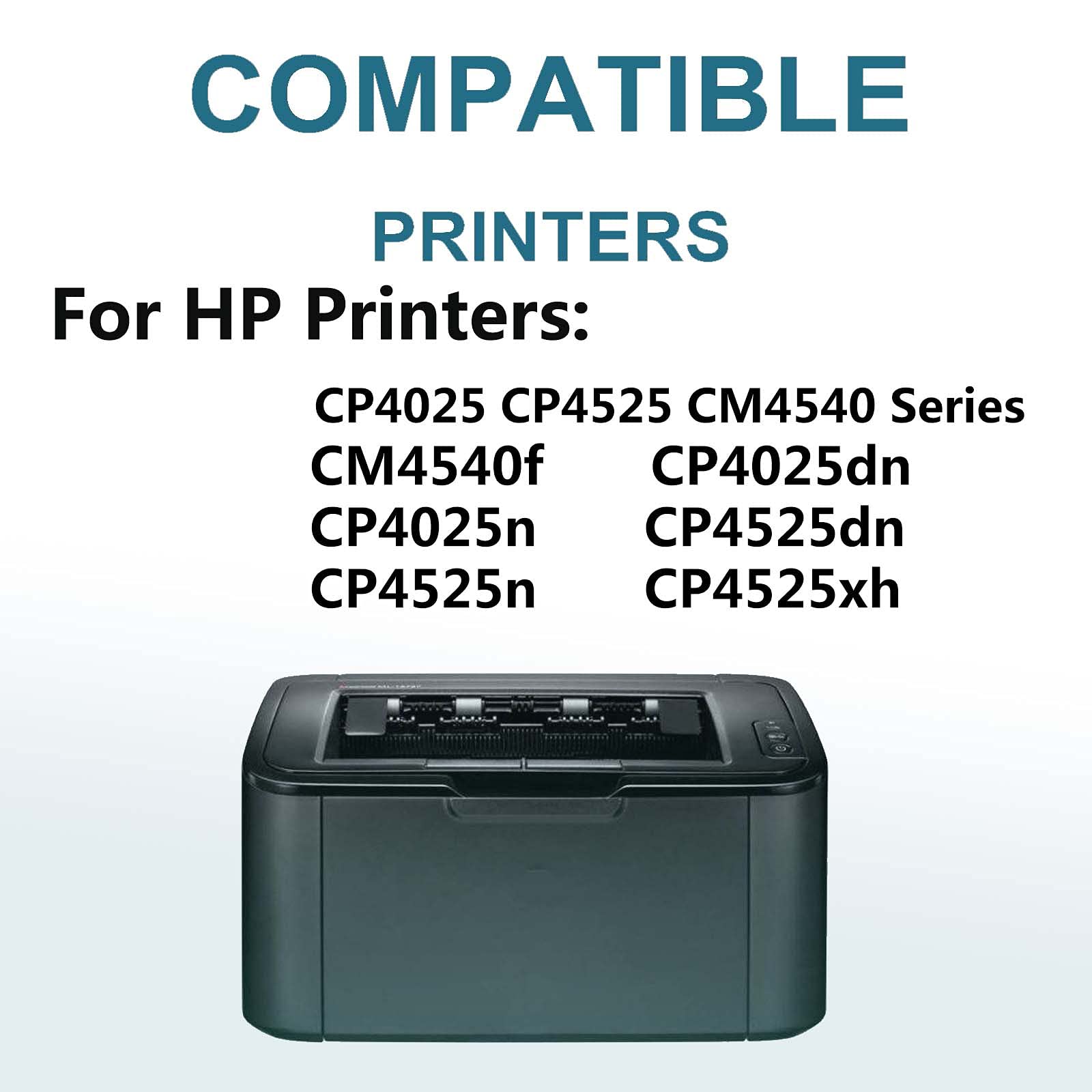 10-Pack High Yield 647A 648A (CE260A/CE261A/CE262A/CE263A) Compatible Toner Cartridges for HP CP4525dn/CP4525n/CP4525xh Printers - 4 Black, 2 Cyan, 2 Yellow, 2 Magenta - Ideal for Office & High Volume Printing