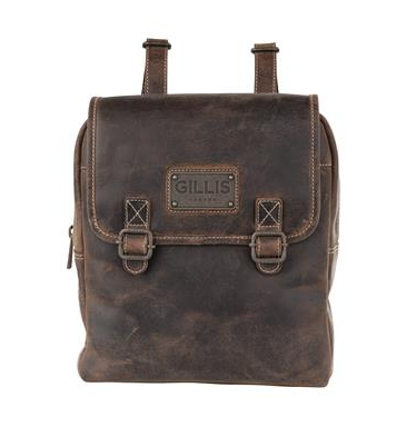 Vintage Brown Leather Backpack - Dorr Trafalgar Knapsack for Men & Women, Durable & Stylish for Travel, Work, and Everyday Use