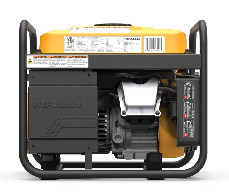 Firman P01204 1200W/1500W 20 Amp Portable Generator with CO Alert - Perfect for Camping, RV Trips & Emergency Power Backup