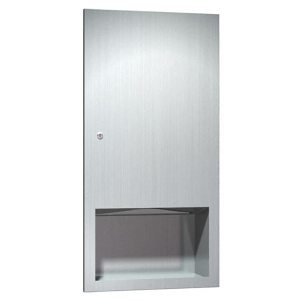 ASI 6452 Simplicity Recessed Paper Towel Dispenser - Satin Finish for Restrooms, Kitchens & Offices | Commercial & Home Use