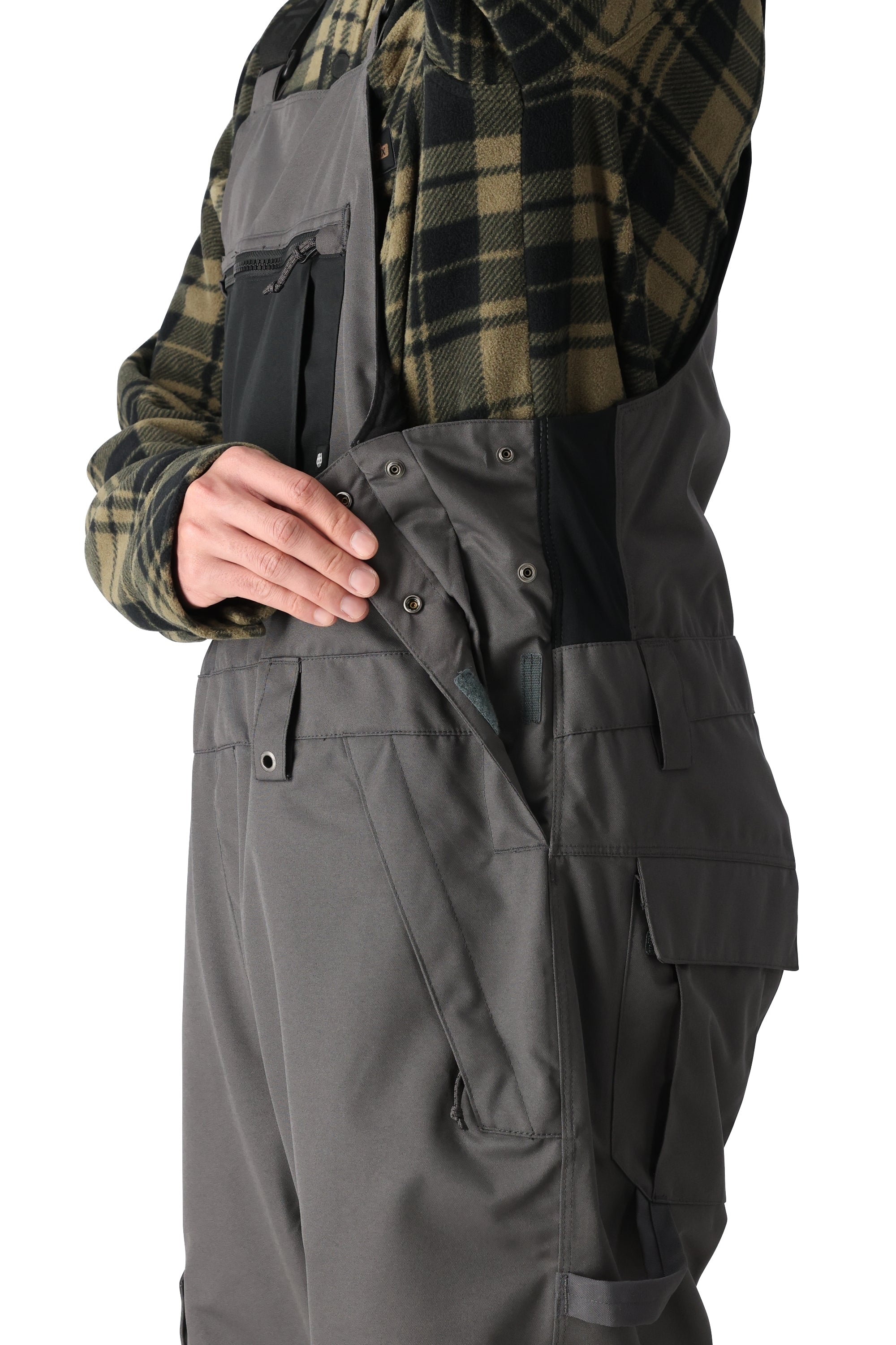 686 Men's Hot Lap Insulated Bib Snow Pants 2025 - Waterproof Winter Ski Bib Overalls for Snowboarding & Cold Weather Activities