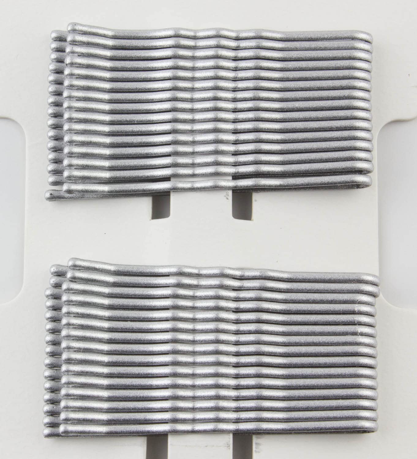 Mytoptrendz® 32 Pcs Silver Wavy Hair Clips - Kirby Pins for Girls & Women | Grey and Silver Hair Accessories for School, Work & Party Hairstyles