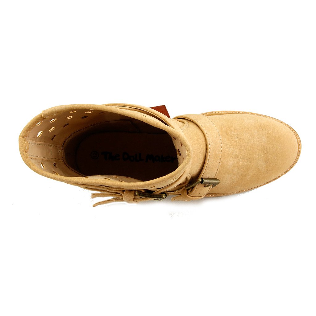The Doll Maker Flat Bootie - Women's Comfortable Slip-On Shoes for Casual Wear, Indoor & Outdoor Use