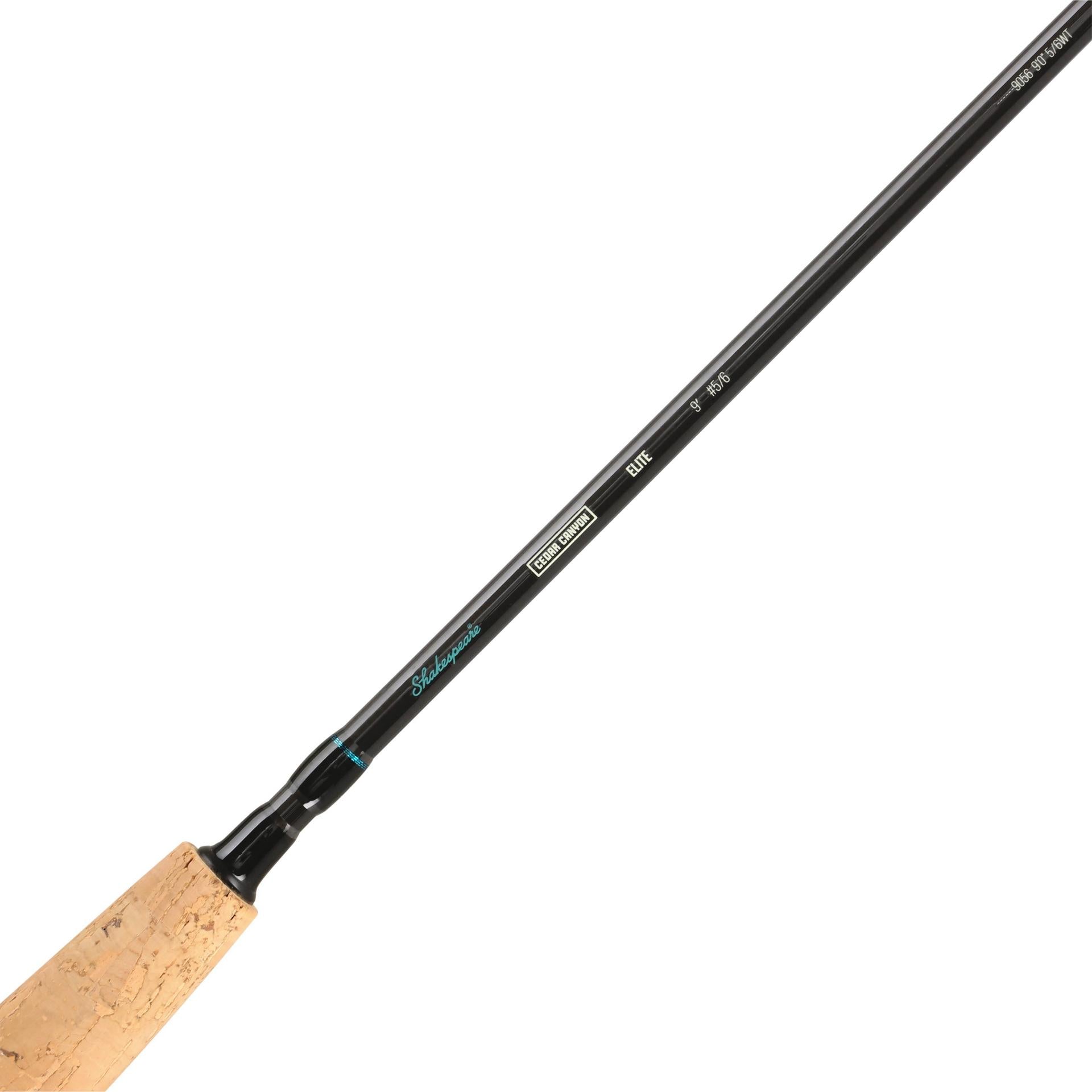 Cedar Canyon™ Elite Fly Fishing Combo Rod and Reel Set - Perfect for Trout, Bass, and Salmon Fishing in Rivers and Lakes