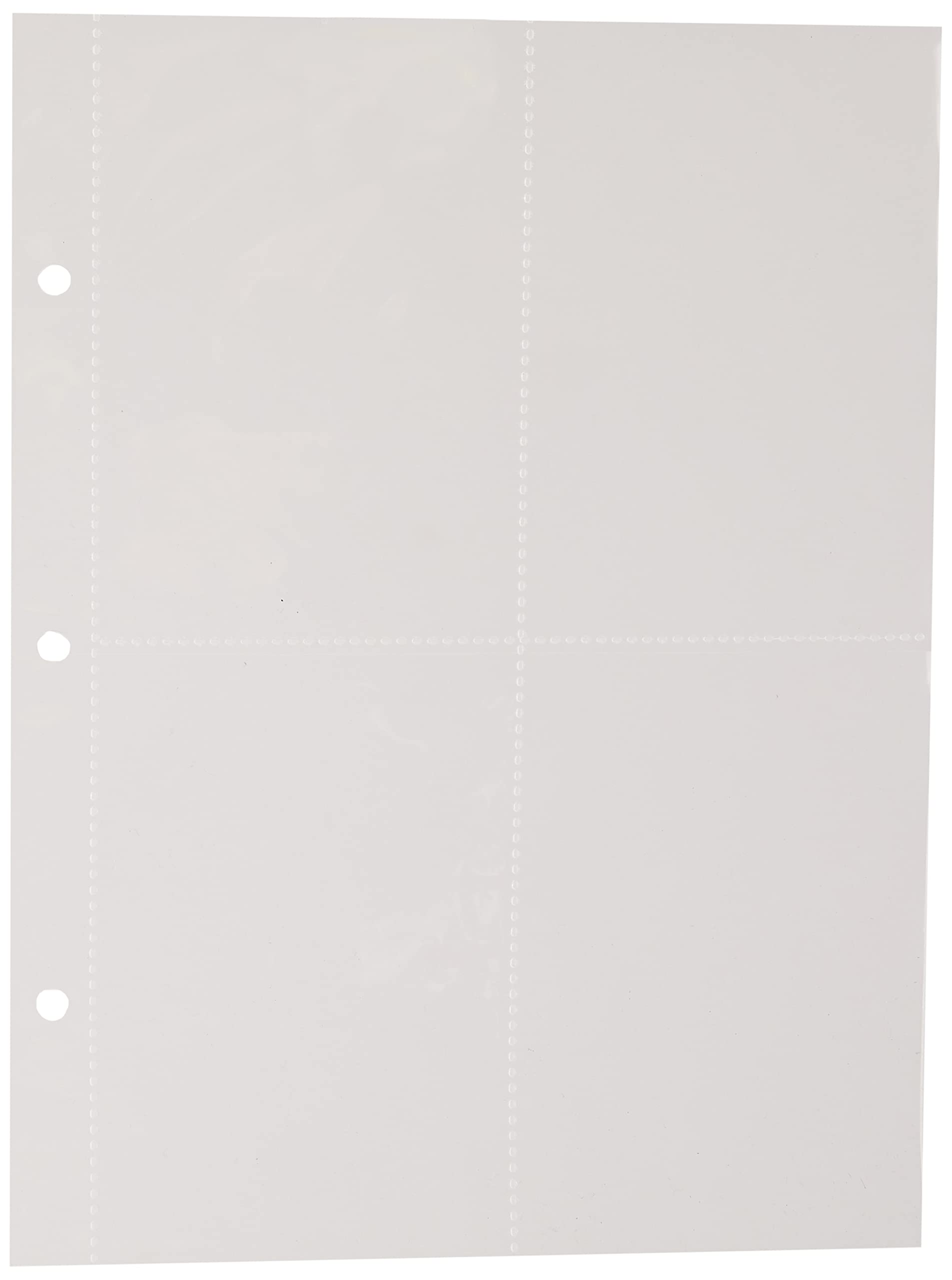 Artemio 18001011 - 6 Pack Mini Clear Stamp File Folders for Card Making, Scrapbooking & Craft Organization - Perfect for DIY Projects & Small Storage Solutions