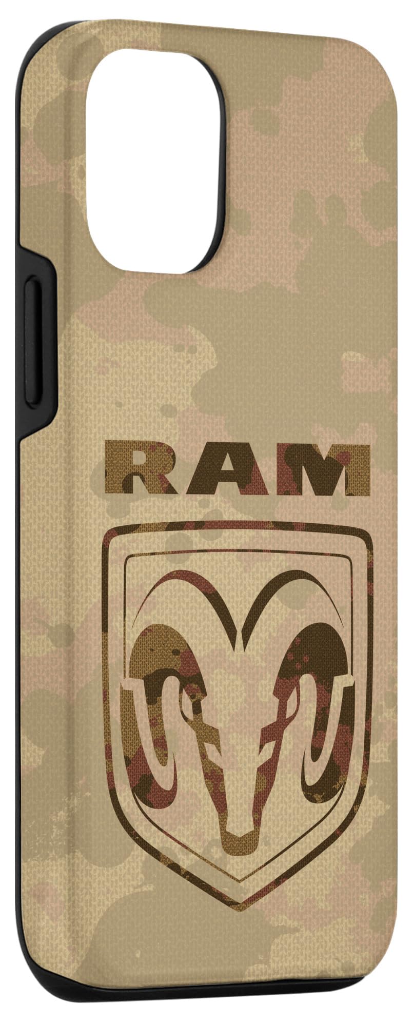 iPhone 12/12 Pro Ram Trucks Brown Camo Logo Case - Durable Protective Cover for Outdoor Adventures & Daily Use