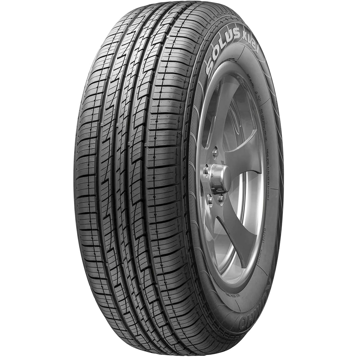 Kumho Solus KL21 All-Season Tire 225/60R17 99H SL - High Performance Passenger Car Tires for Sedans, SUVs & Crossovers - Excellent Traction in Wet, Dry & Light Snow Conditions