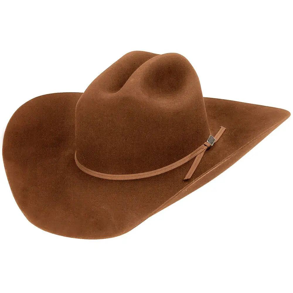 Larry Mahan's Go Round 4X Fur Felt Cowboy Hat for Men - Western Rodeo Style Hat - Durable & Comfortable for Outdoor Ranchers, Riders & Country Events