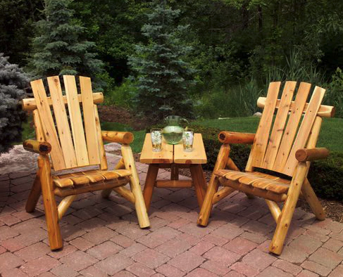 Premium White Cedar Outdoor Lawn Chair - Durable & Comfortable Patio Furniture for Garden, Backyard, and Poolside Relaxation