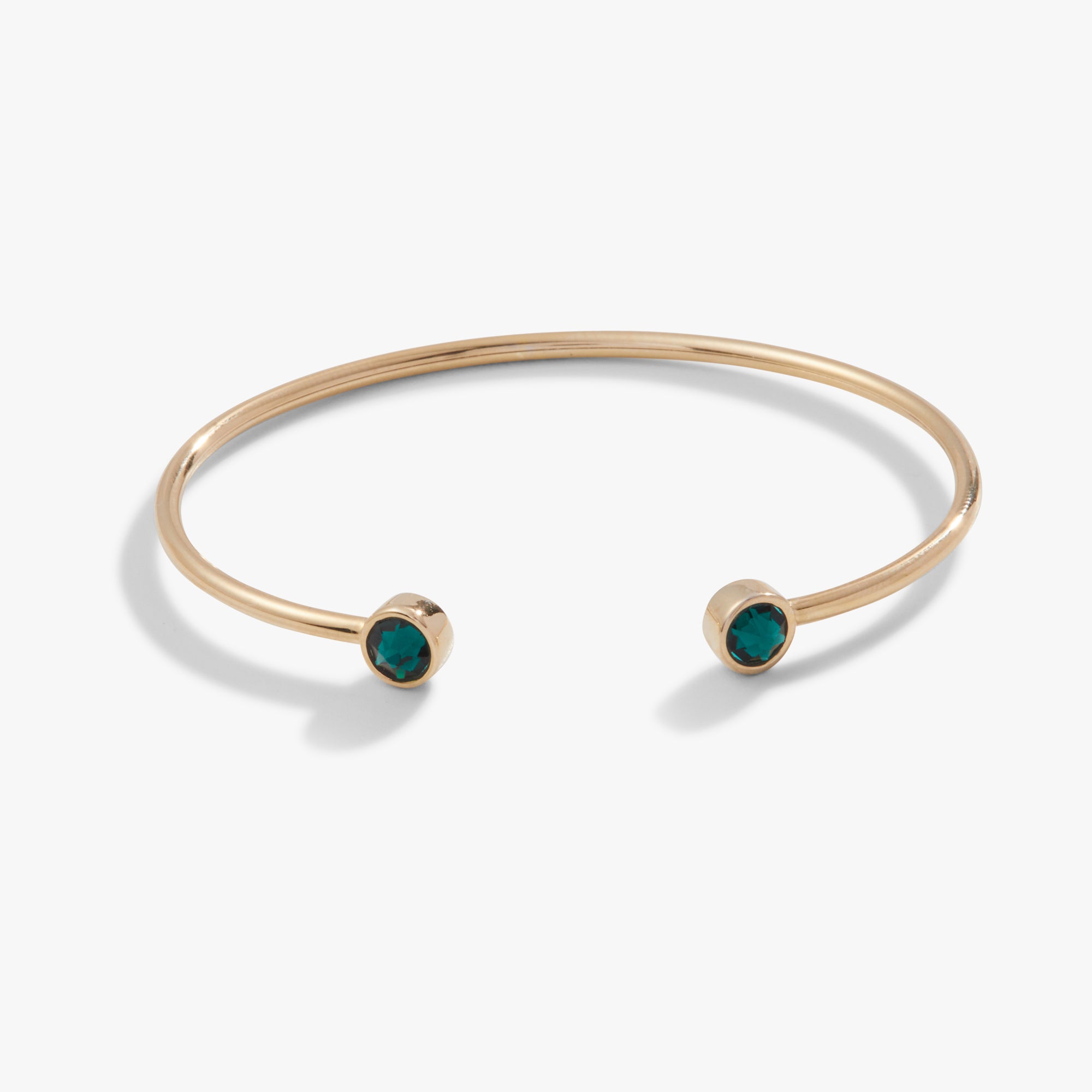 Emerald Green Adjustable Flex Cuff Bracelet for Women - Stretchable Beaded Wristband for Yoga, Meditation & Everyday Wear
