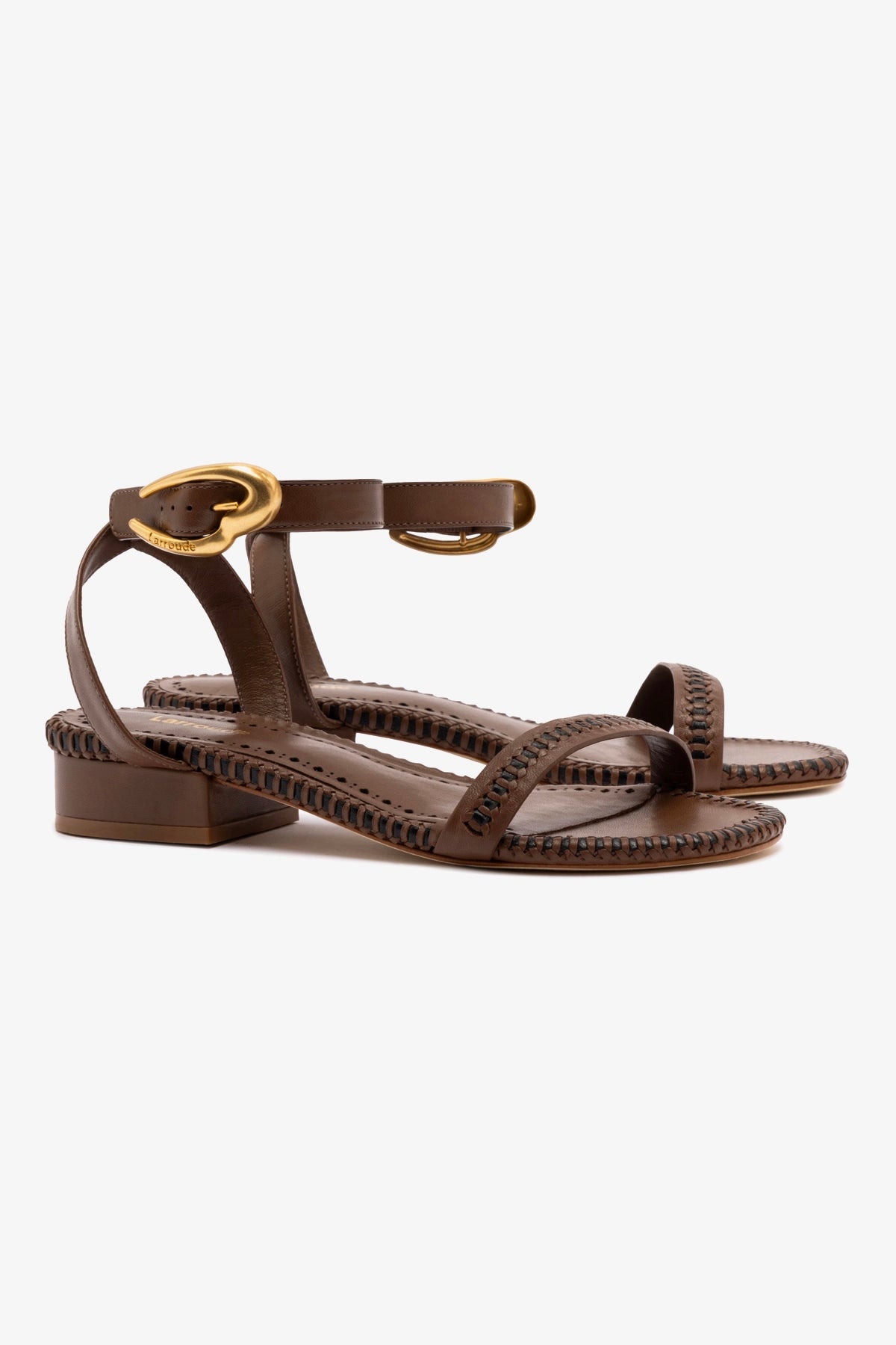 Verona Flat Sandal Women's Leather Slides - Comfortable Burnt Umber Brown Sandals for Summer, Beach, Vacation & Casual Wear