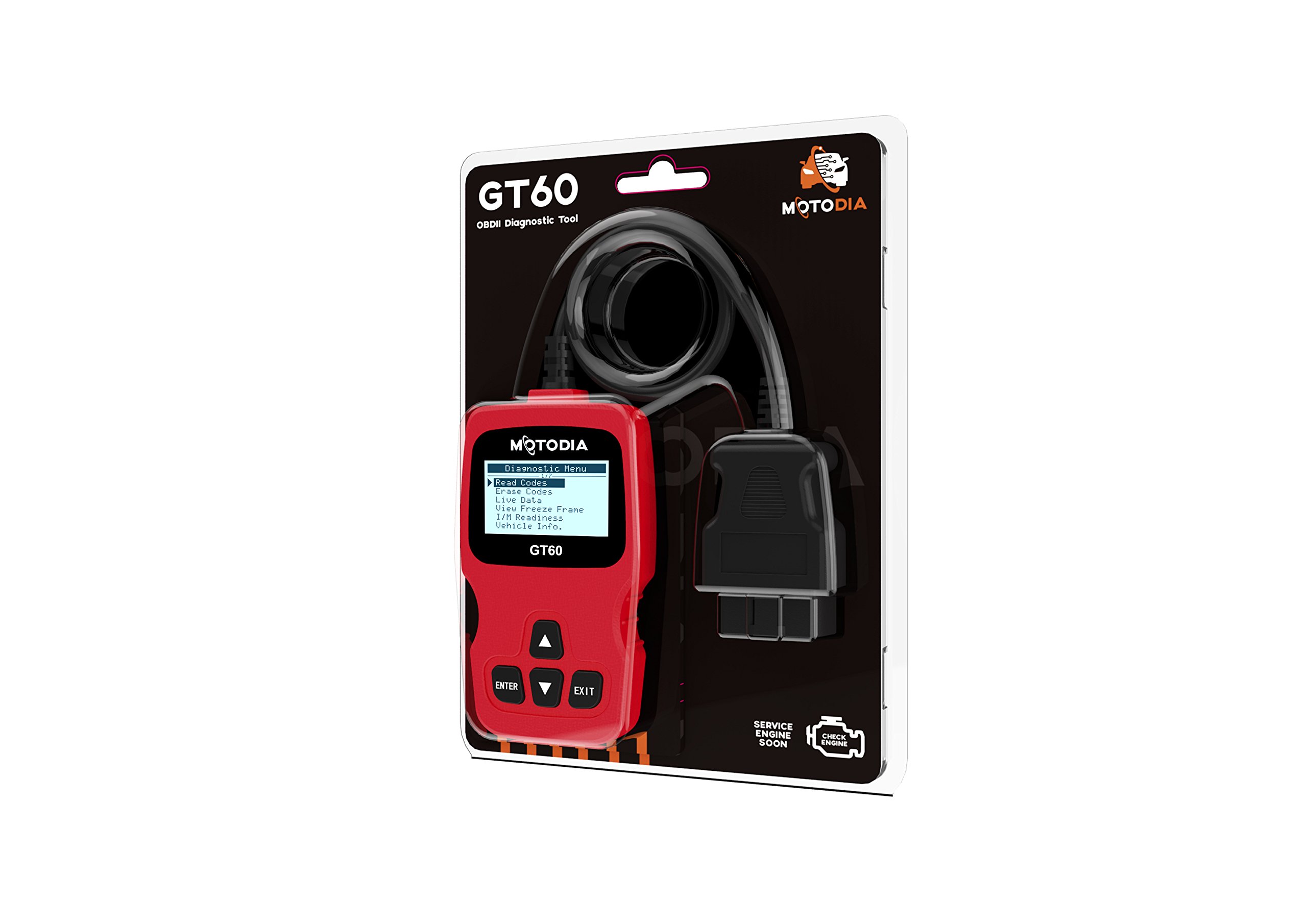 GT85 Professional Automotive Diagnostic Tool - OBD2 Scanner for Car, Truck & SUV - Read & Clear Engine Fault Codes - Compatible with iOS & Android - Perfect for DIY Mechanics & Auto Repair Shops