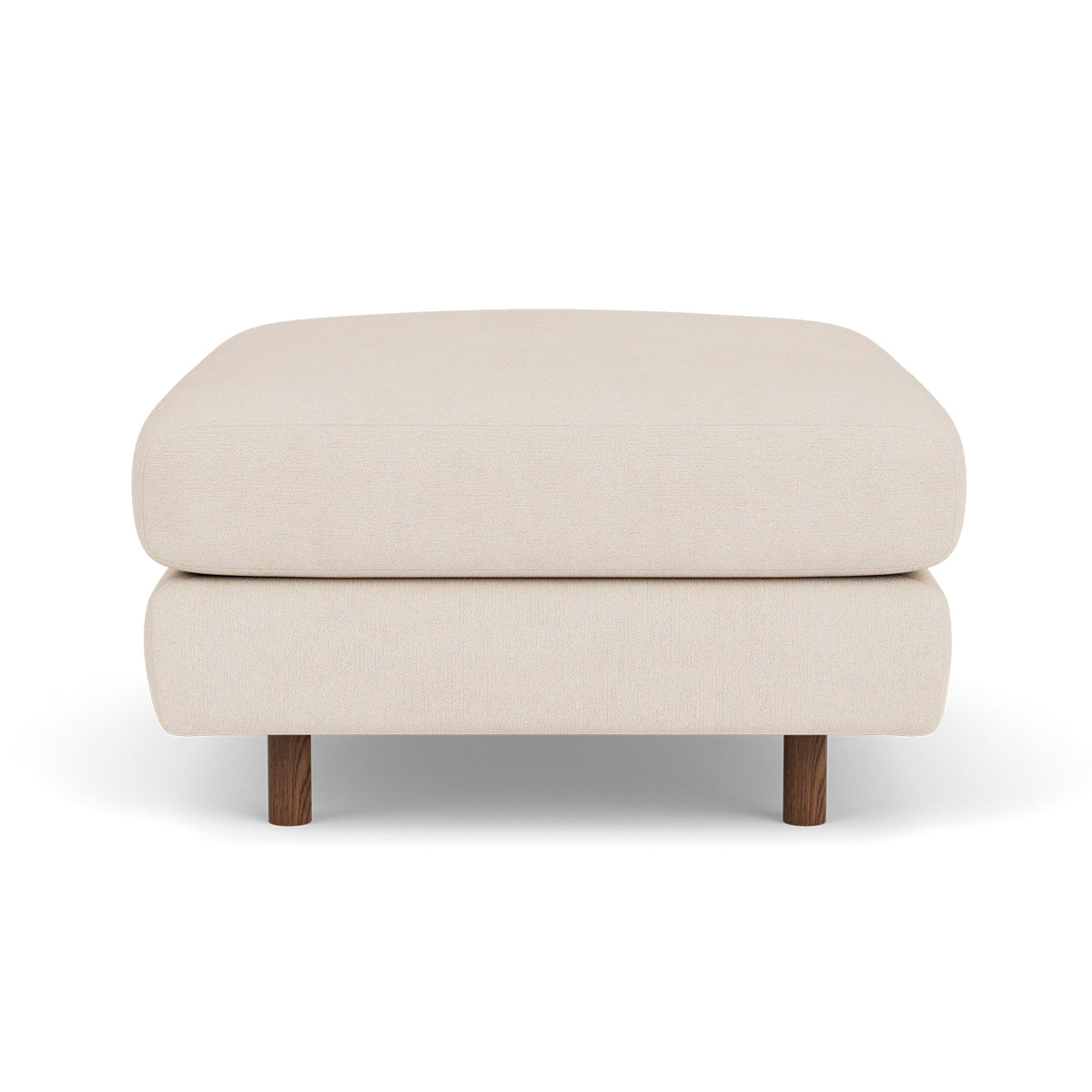 Dylan Fabric Ottoman - Soft and Stylish Footrest, Storage Bench, Living Room Accent Piece - Perfect for Small Spaces, Bedroom, or Lounge Area