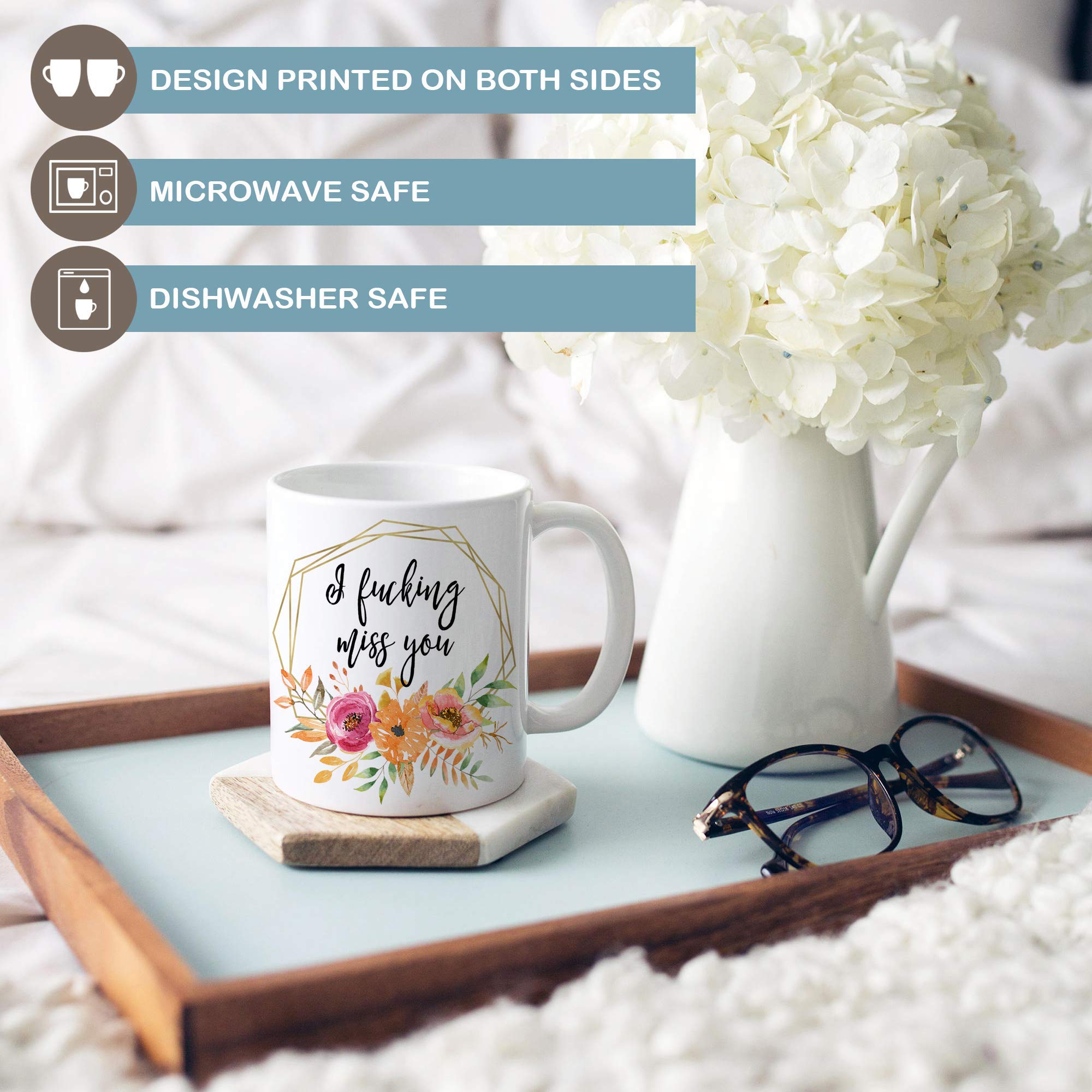 Personalized Pumpkin Coffee Mug - Fall Autumn Flowers Monogram Ceramic Cup | Microwave & Dishwasher Safe | Perfect for Thanksgiving, Halloween & Cozy Home Decor