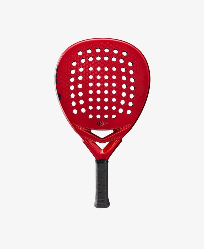 Wilson Bela ELITE V2 Padel Racket - Professional Carbon Fiber Paddle Tennis Racket for Advanced Players (Red/Black) - Perfect for Competitive Padel Matches & Training Sessions