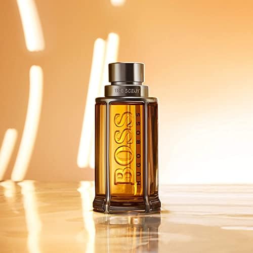 Hugo Boss The Scent Eau de Toilette for Men - Amber Cologne with Ginger, Manika Fruit & Leather Notes - Long Lasting Fragrance - Perfect for Date Night, Office & Special Occasions