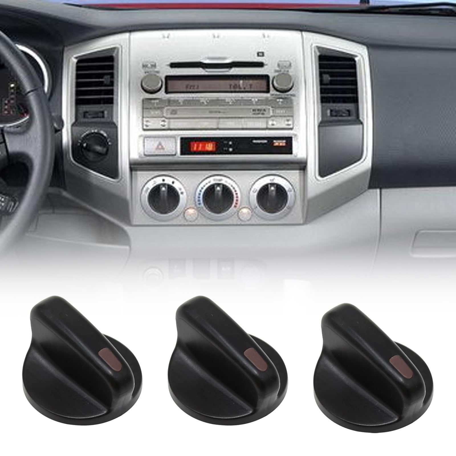 Replacement Climate Control Knob 55905-35310 for Toyota Tacoma 2001-2004 & 4Runner 2000-2002 - A/C Temperature & HVAC Fan Control Button - Perfect for Car Interior Repair and Climate System Maintenance