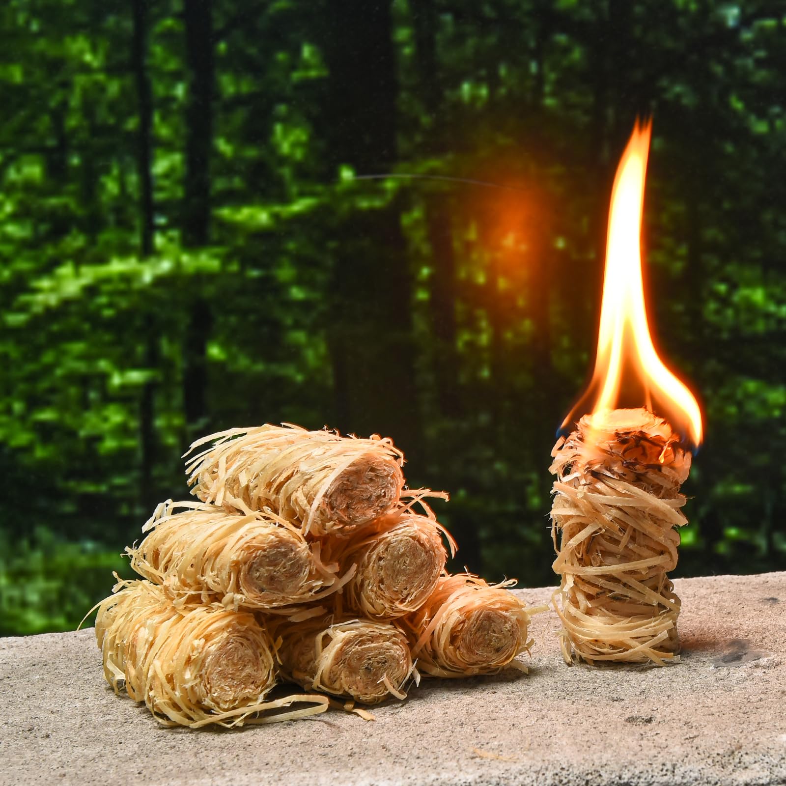 **70PCS Natural Wood Fire Starters for Camping, BBQ, Fireplace, Grill & Wood Stove - Quick & Easy Charcoal Starter for Outdoor Cooking, Bonfires & Pizza Oven**    *(Perfect for Camping Trips, Backyard BBQs, Fireplace Nights & Outdoor Adventures)*