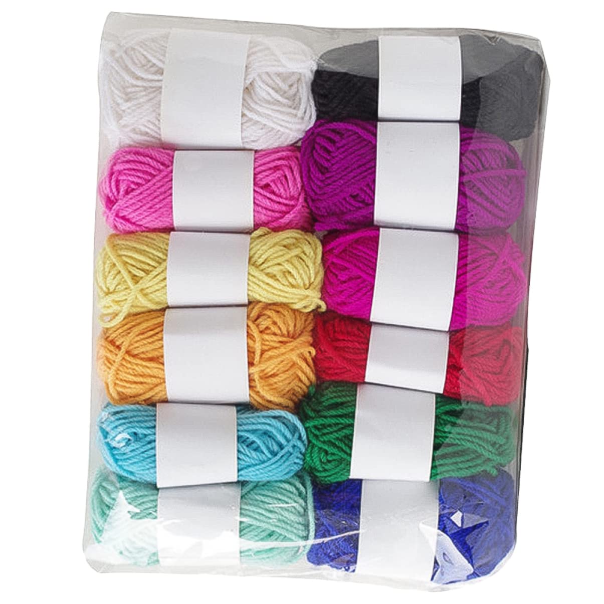12Pcs Multicolor Knitting Yarn Set - Soft Hand Knitting Wool Yarn Skeins for Crochet, Weaving & DIY Crafts - Perfect for Scarves, Blankets & Home Decor Projects