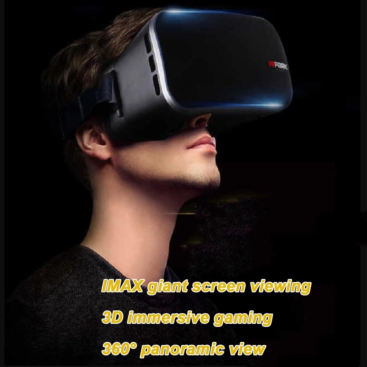 3D VR Glasses, HD Smart Virtual Reality Glasses with Blue Light Protection, Compatible with Android & iOS for Myopia - Perfect for Gaming, Movies & Virtual Tours