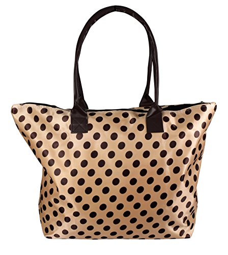 Polka Dot Beige Brown