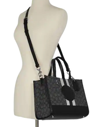 Coach Dempsey Carryall Bag - Signature Jacquard with Stripe & Patch - Stylish Tote for Women, Perfect for Work, Travel & Everyday Use