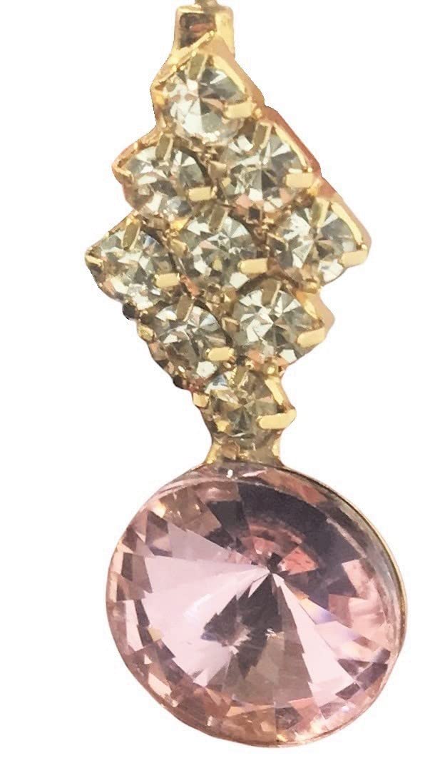 Elegant Gold Plated Diamond Crystal Chandelier Dangle Earrings for Women - Perfect for Parties, Weddings & Evening Events