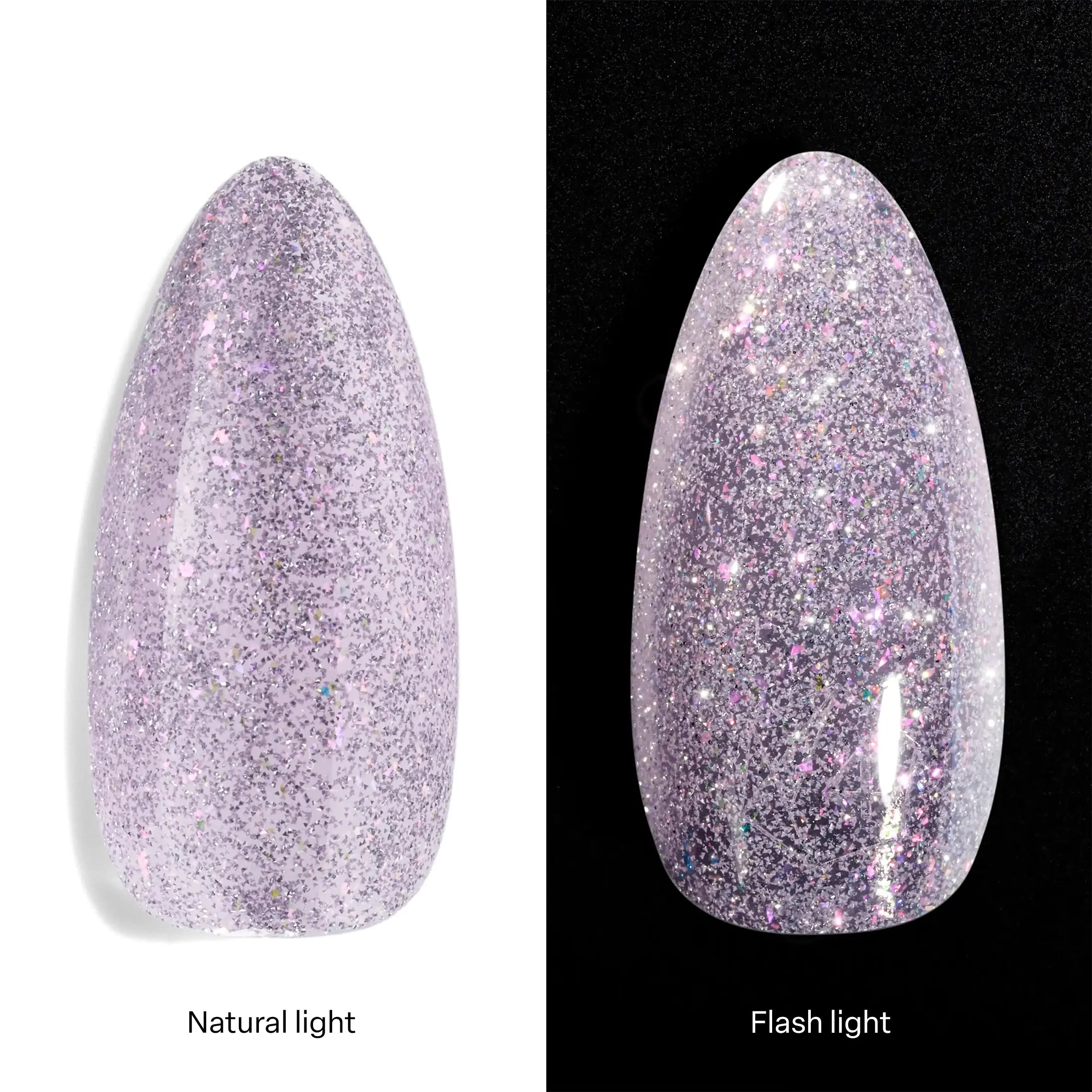 Apres Flash Glitter Gel FG06 - Karma Is A... - Long-Lasting Nail Polish for Gel Manicures - Perfect for Parties, Weddings & Special Occasions
