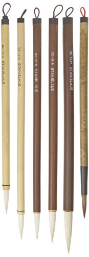 Premium Bamboo Paint Brushes Set of 72 - Assorted Sizes for Kids & Artists - Perfect for Classroom, Art Projects & DIY Crafts
