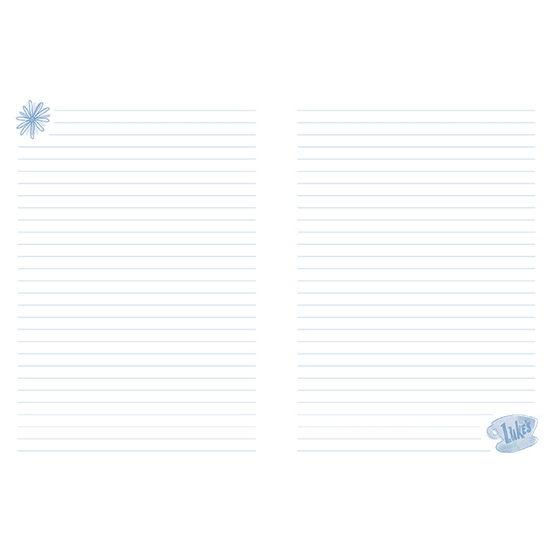 Gilmore Girls Embroidered Notebook - Lined Journal for Writing, Note Taking & Gift Giving - Perfect for Fans, Students & Journaling Enthusiasts