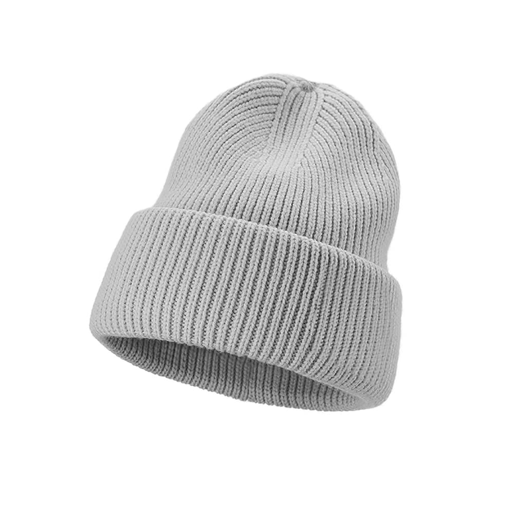 OHYOGA Winter Beanie Hats for Men & Women - Warm Chunky Cable Knit Skull Cap, Soft Fleece Lined Cold Weather Hat | Perfect for Skiing, Snowboarding & Outdoor Winter Activities