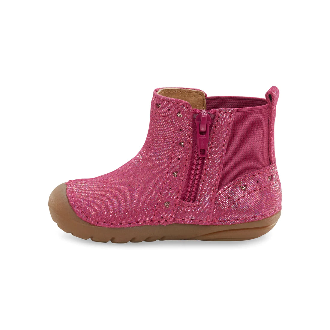 Stride Rite Berry Agnes 2.0 Soft Motion Toddler Boots - Waterproof Winter Snow Boots for Girls & Boys, Non-Slip Warm Shoes for Outdoor Play & Walking - Perfect for Snowy Days & Cold Weather