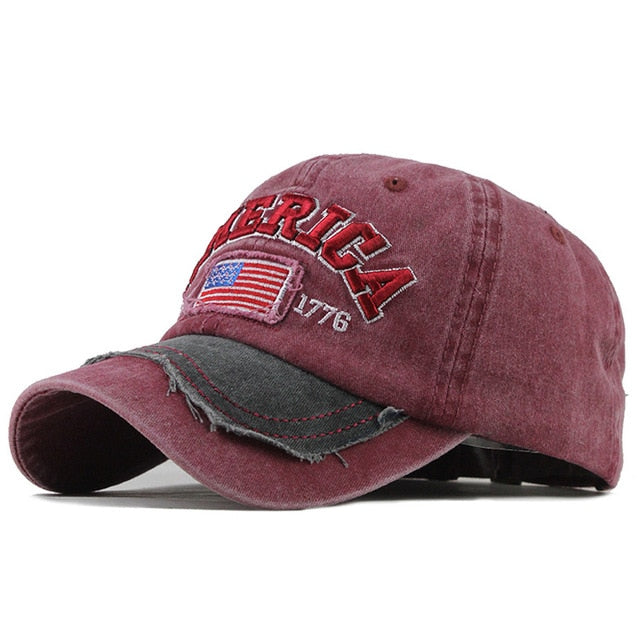 1776 American Flag Embroidered Snapback Baseball Cap - Patriotic Adjustable Hat for Men & Women, Perfect for 4th of July, Independence Day & Outdoor Events