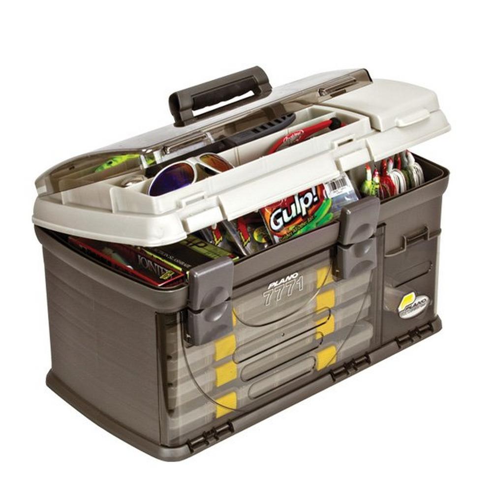Plano Guide Series StowAway Rack System Pro - Waterproof Fishing Tackle Storage Box with Adjustable Dividers for Organizing Lures, Hooks & Gear - Perfect for Bass Fishing, Kayak Trips & Outdoor Adventures