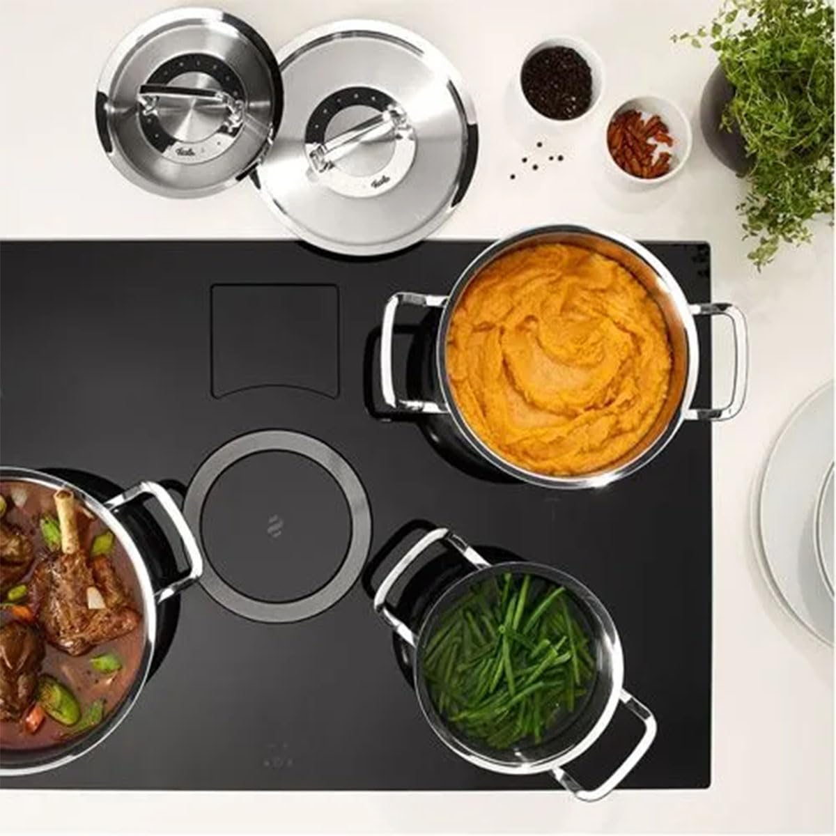 Fissler Original-Profi Collection 9-Piece Stainless Steel Cookware Set with Metal Lids - Premium Kitchen Pots & Pans for Professional Cooking, Home Chefs & Gourmet Meals