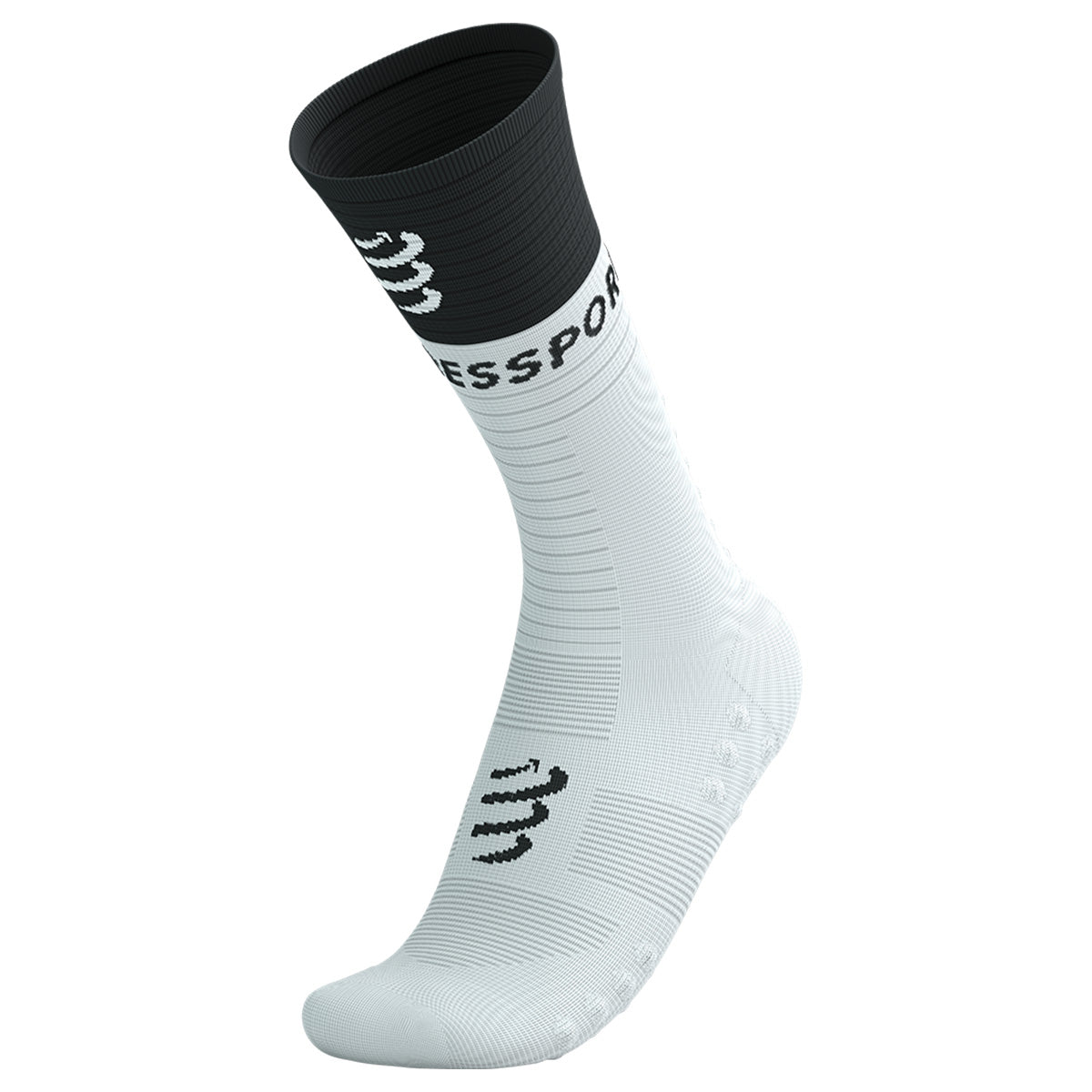 Compressport Mid Compression V2.0 Running Socks - Performance Athletic Socks for Marathon, Hiking & Sports - Enhanced Support & Comfort for Men & Women