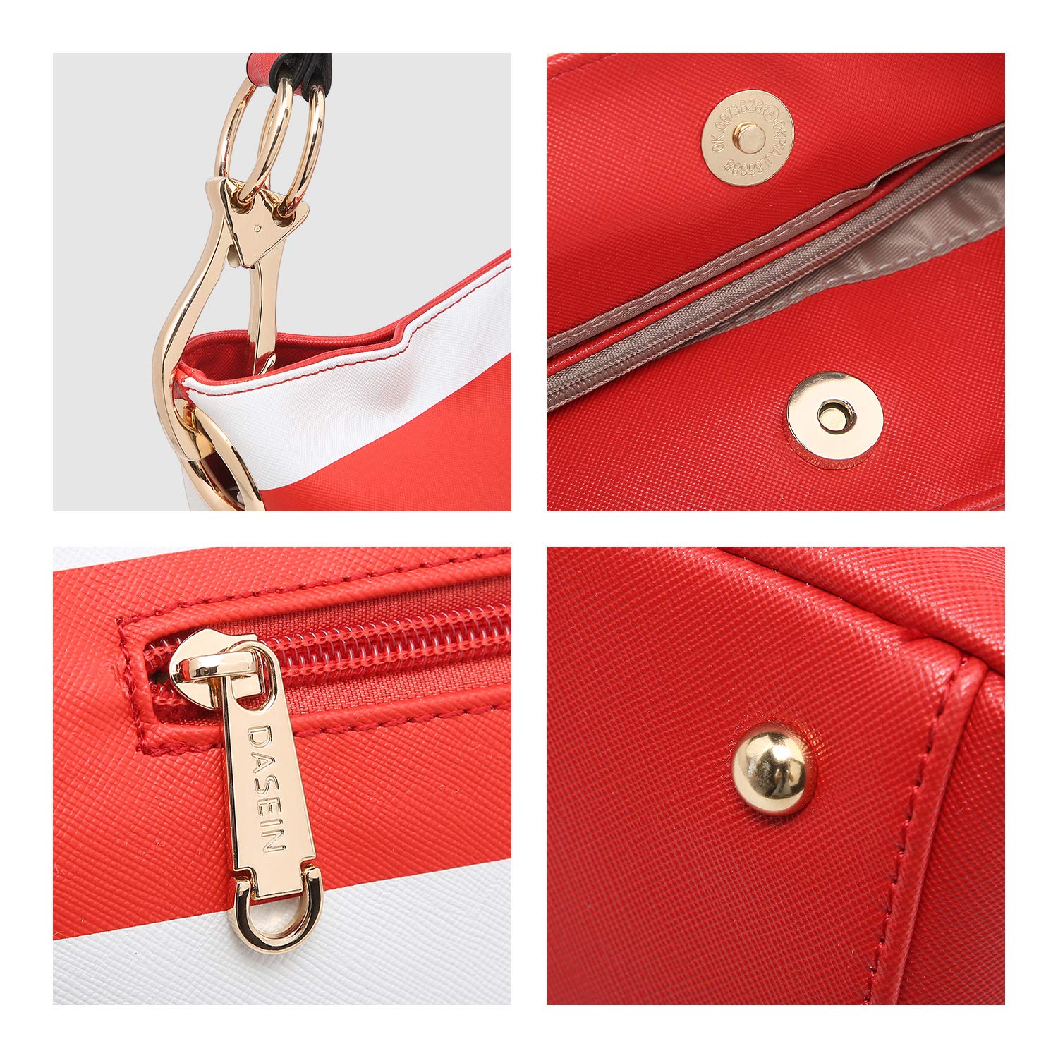Dasein Women's Hobo Purse - Soft PU Leather Slouchy Shoulder Bag & Top Handle Tote - Perfect for Work, Travel & Everyday Use
