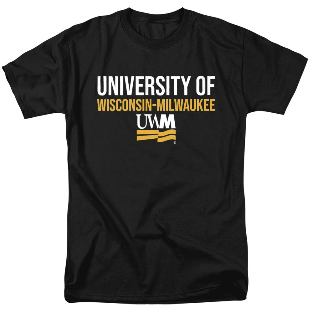 University of Wisconsin-Milwaukee Official Stacked Unisex T-Shirt for Adults - Comfortable Cotton Tee for School Spirit, Alumni Pride & Casual Wear