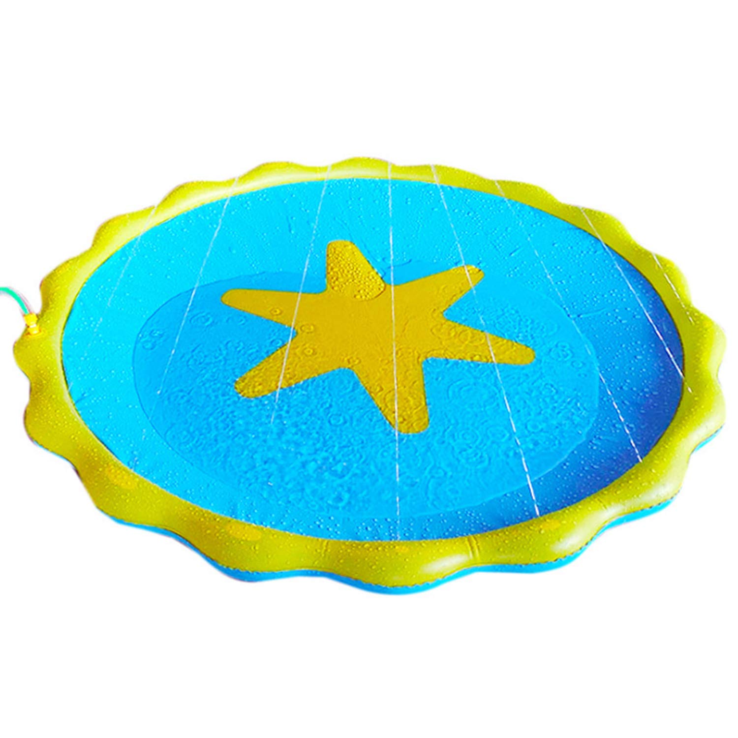 Non-Toxic Waterproof Play Mat for Kids - Sprinkle & Splash Fun Activity Mat for Indoor & Outdoor Toddler Playtime, Sensory Development & Mess-Free Play Areas