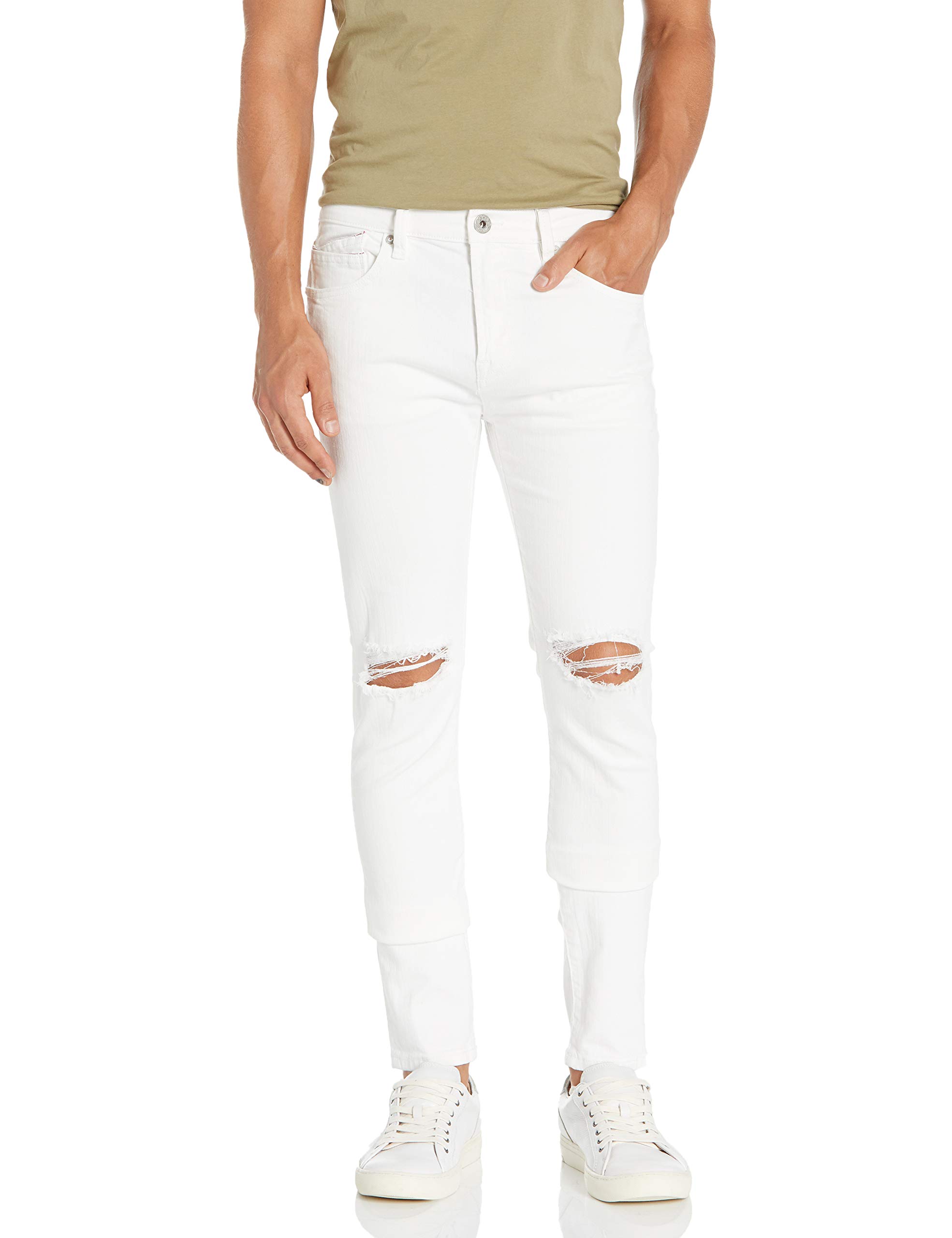 Cult of Individuality Men's Tall Size Punk Super Skinny Jeans - Edgy Slim Fit Denim Pants for Rock & Roll Style | Perfect for Concerts, Nightlife & Alternative Fashion