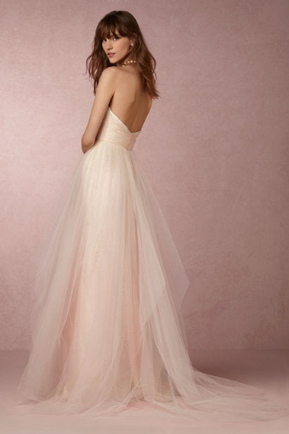 Hayley Paige Bella Candi Blush Wedding Gown - Elegant A-Line Bridal Dress for Romantic Ceremonies & Formal Events