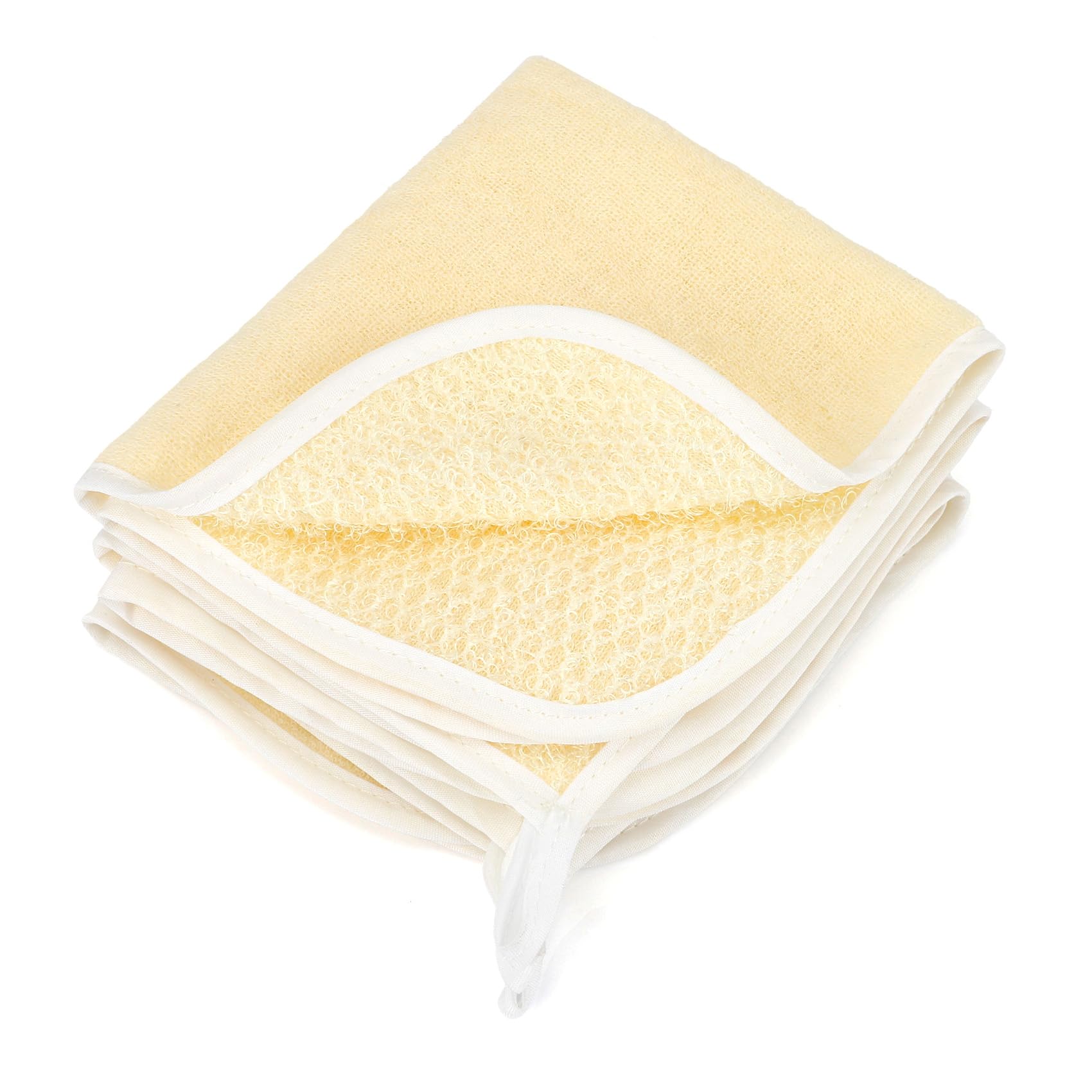 Exfoliating Wash Cloths 3 Pack - Loofah Body Scrubber & Face Towel for Deep Cleansing - Perfect for Shower, Spa & Daily Skincare Routine